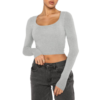 Basic Ribbed Knited Crop Top