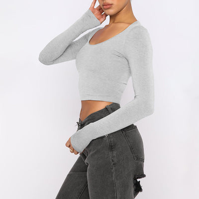 Basic Ribbed Knited Crop Top