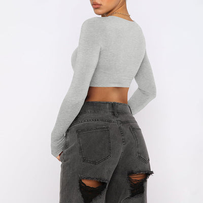 Basic Ribbed Knited Crop Top