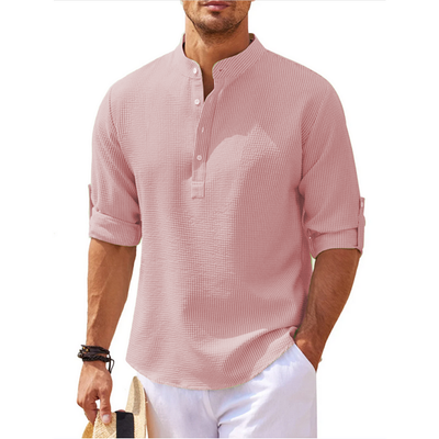 Aule Linen Henley Shirt