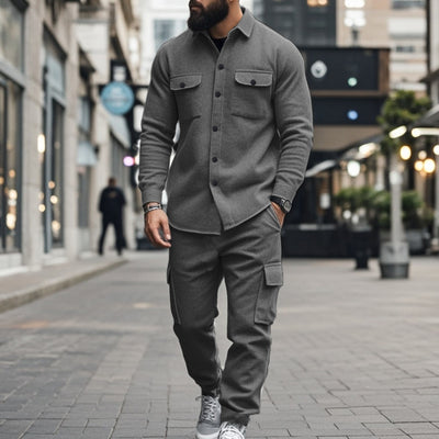 Aule Fleece Cargo Jackets Set