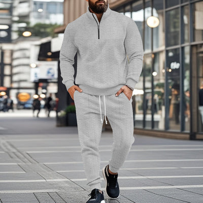 Aule Cable Knit Polo Set