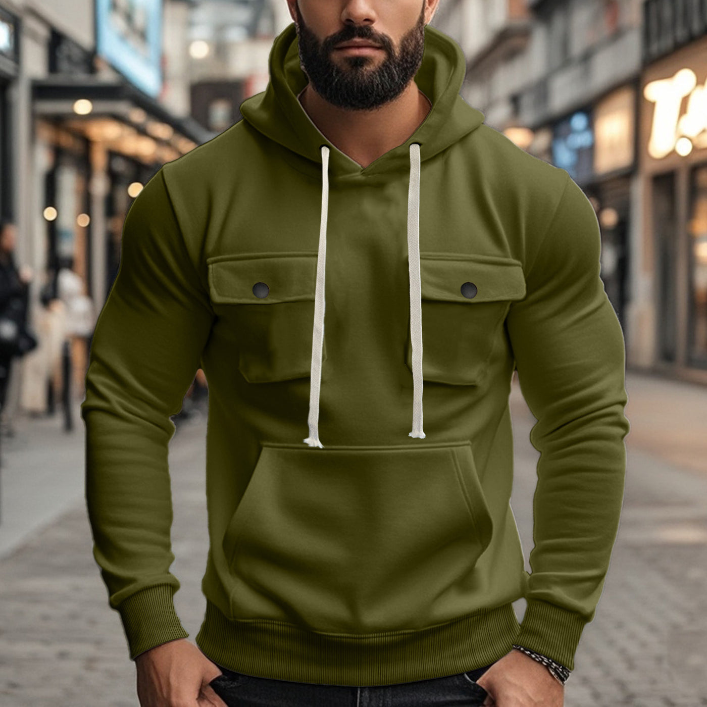 Aule Pockets T007 Hoodie