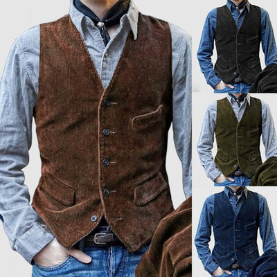 Aule Retro Corduroy Vest