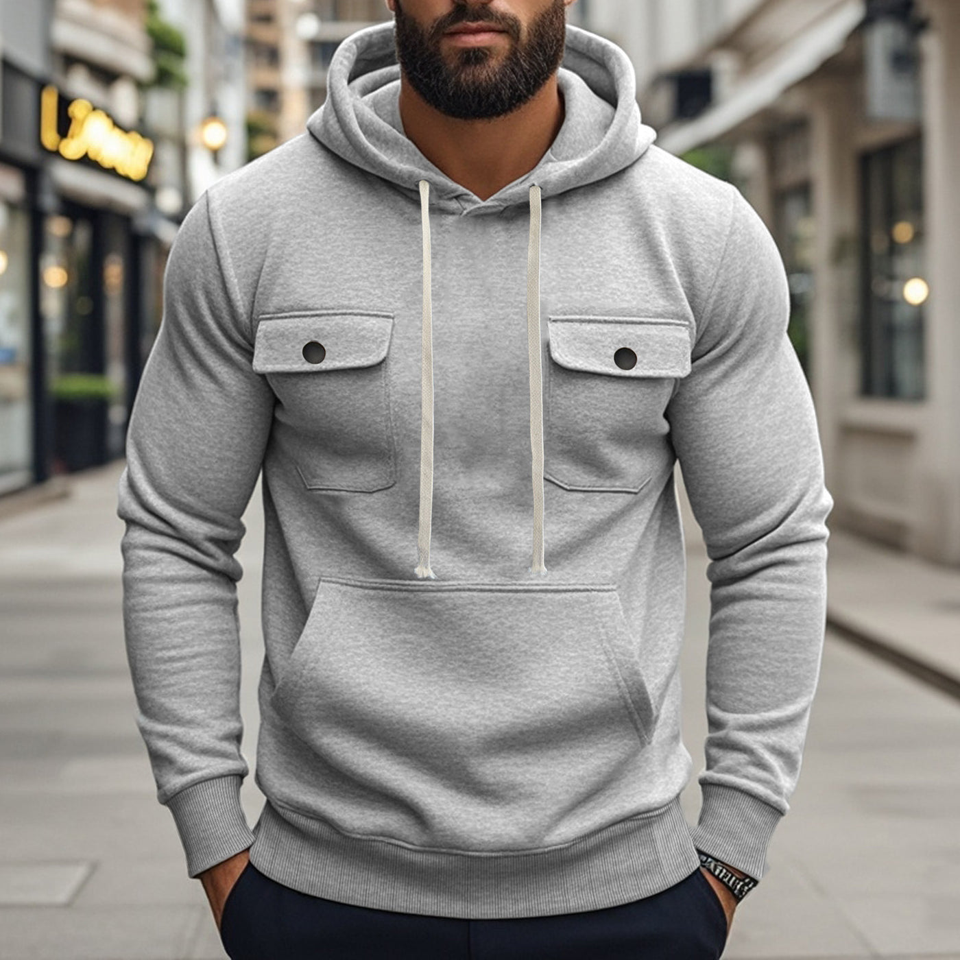 Aule Pockets T007 Hoodie