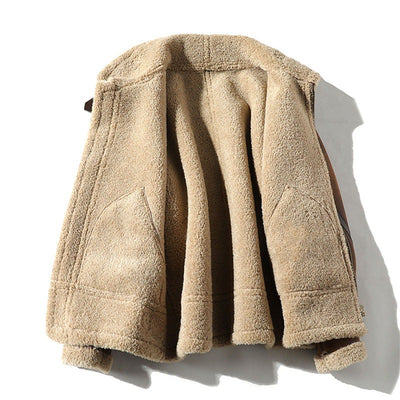 Aule Sherpa Fleece Suede Jackets