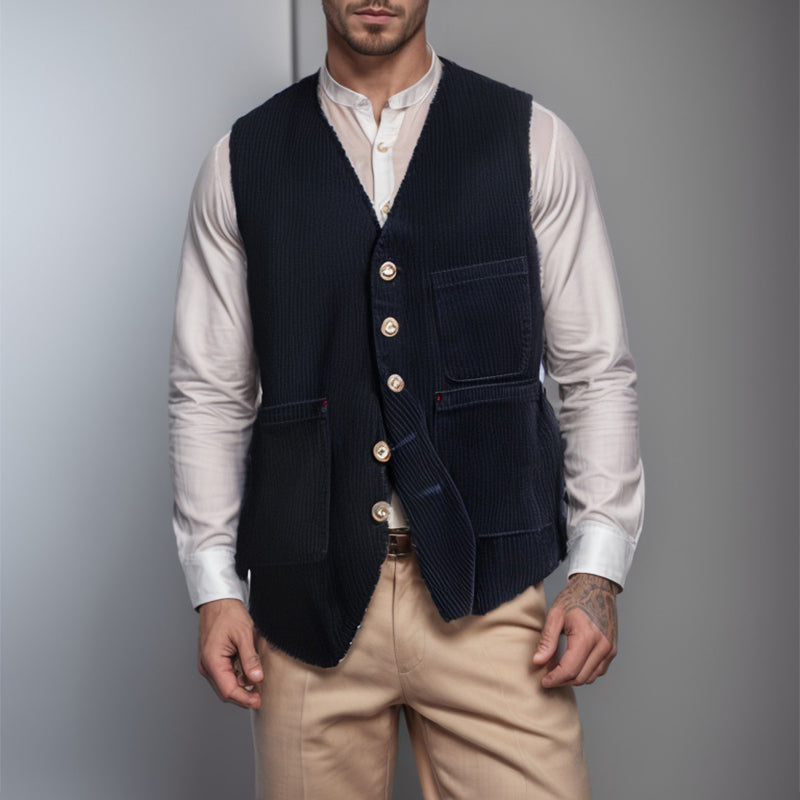 Aule Corduroy Casual Blazer