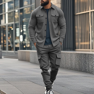 Aule Fleece Cargo Jackets Set