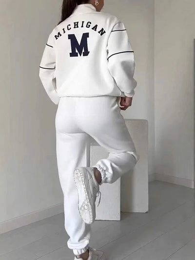 Cozy Zip Up M Sweatshirt Set