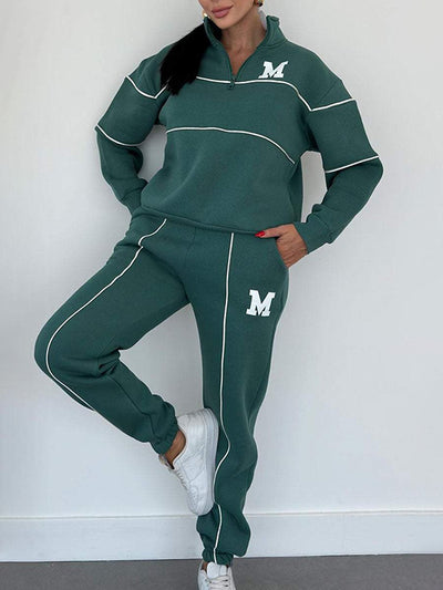 Cozy Zip Up M Sweatshirt Set