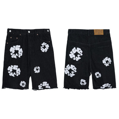 Aule Blooming Denim Shorts