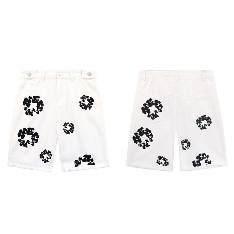 Aule Blooming Denim Shorts