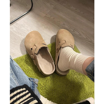 Bucket Decor Suede Birkenstock Slippers