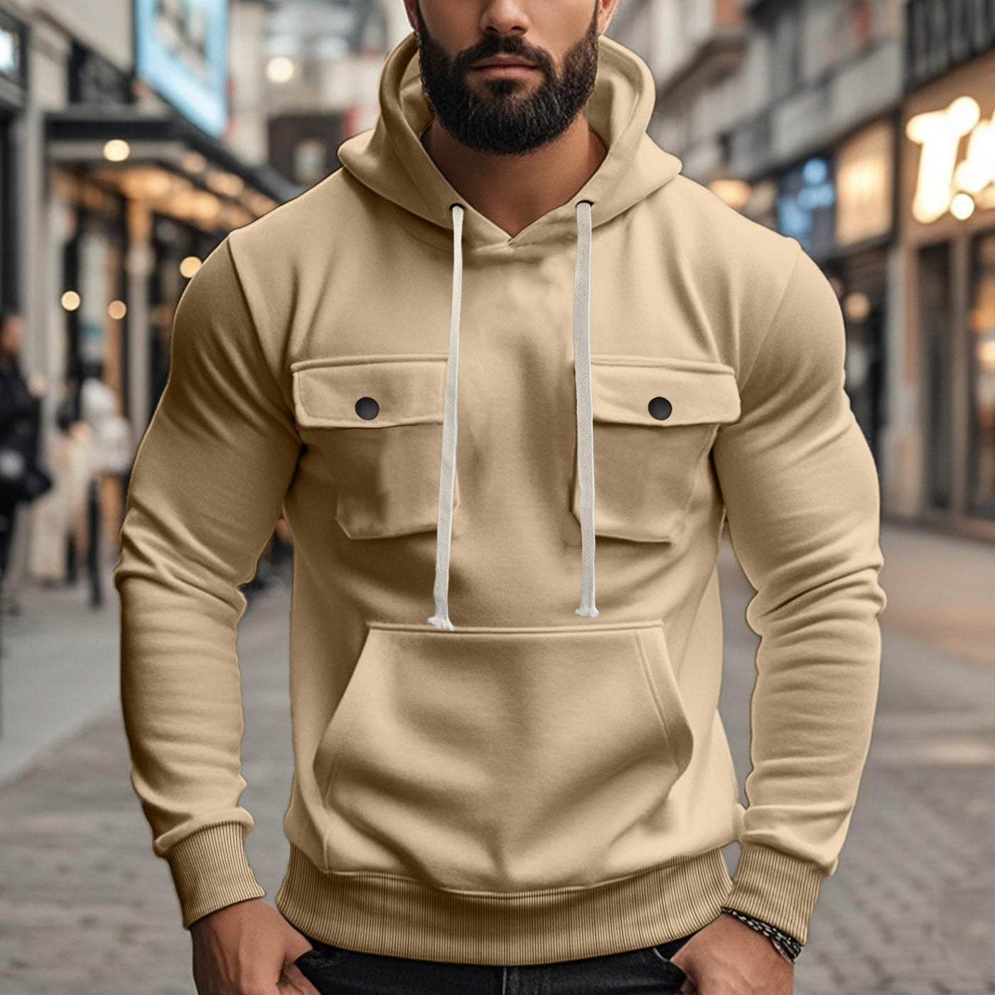 Aule Pockets T007 Hoodie