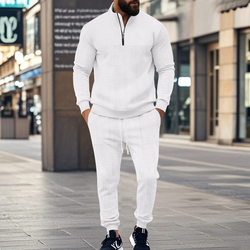 Aule Cable Knit Polo Set