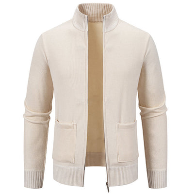 Aule Knit Zip Up Cardigan