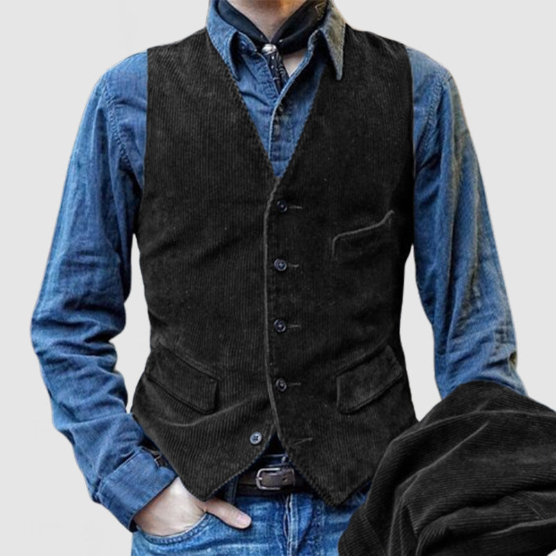 Aule Retro Corduroy Vest