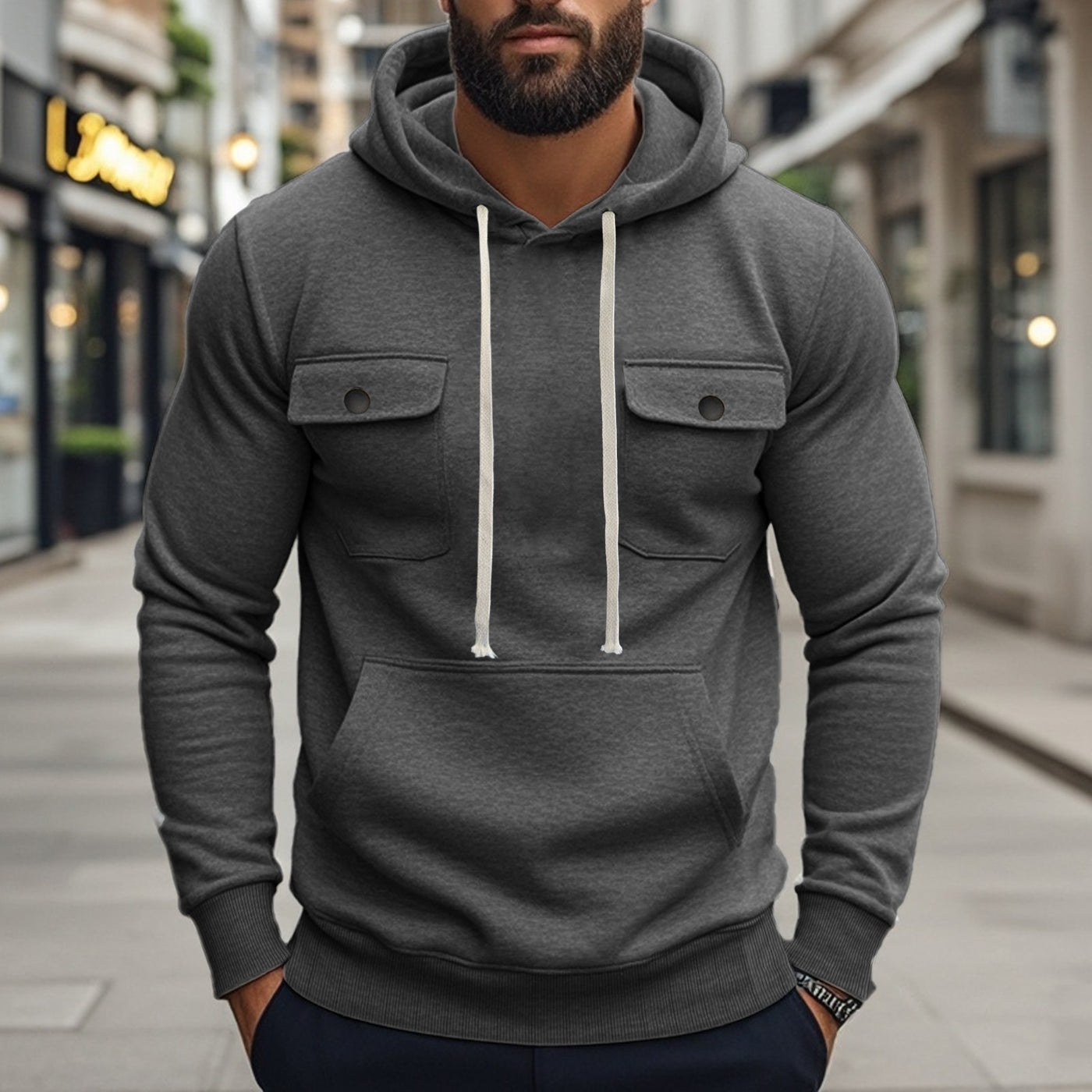 Aule Pockets T007 Hoodie