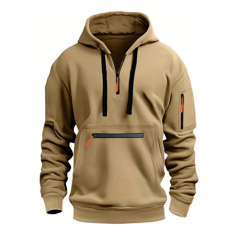 Aule Natural Zipper Hoodie