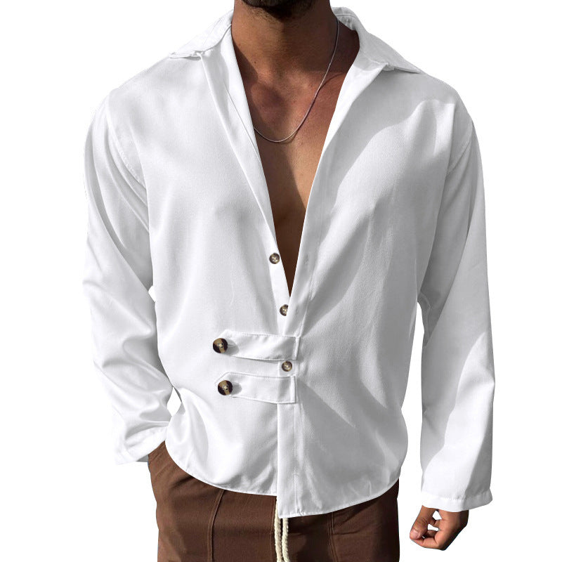 Aule Einzigartiges Button-Down-Hemd