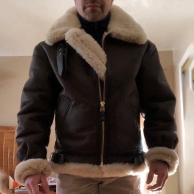 Aule Faux Fur Leather Jacket