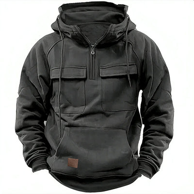 Aule Multi Pockets Zipped Hoodie