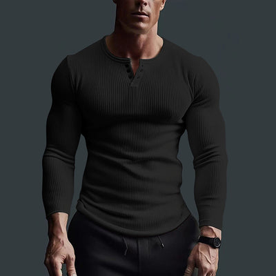 Aule Ribbed Henley Shirt