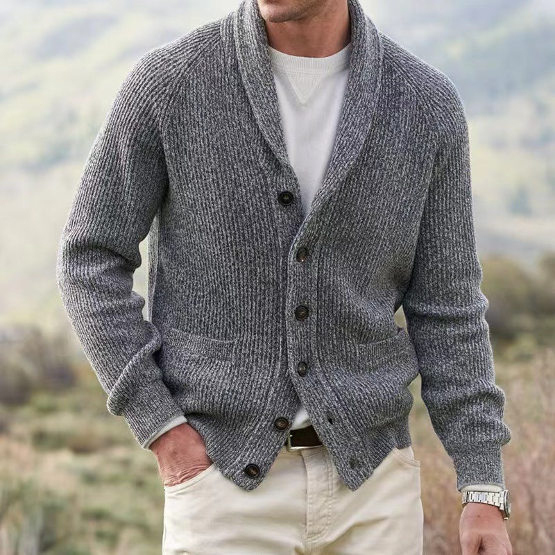 Aule Lapel Knitted Cardigan