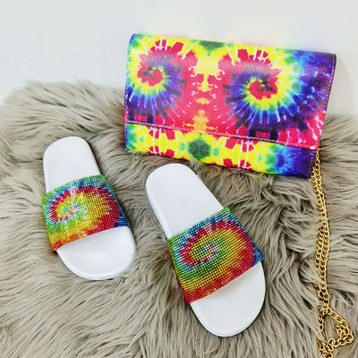 Sunflower Bag & Slippers Set