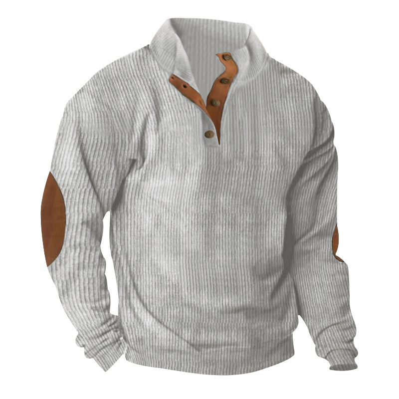 Aule Corduroy Patch Pullover