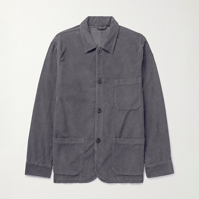 Veste chemise en velours côtelé Aule