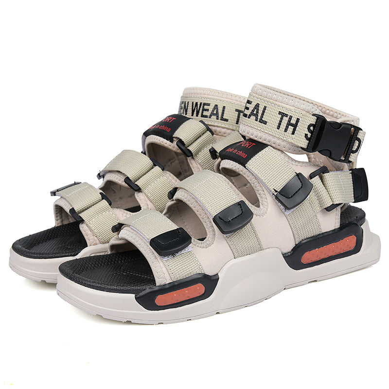 Aule Bunte Sandalen mit offener Spitze