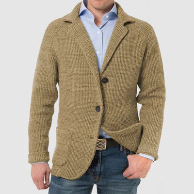 Aule Knitted Single Breasted Blazer