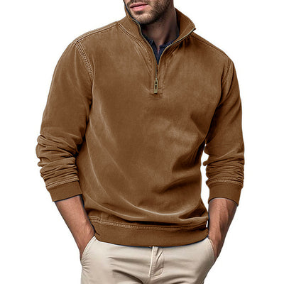 Aule Faux Quarter-Zip Pullover