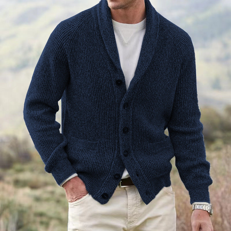 Aule Lapel Knitted Cardigan