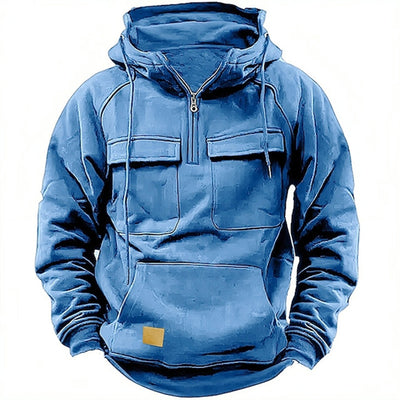 Aule Multi Pockets Zipped Hoodie