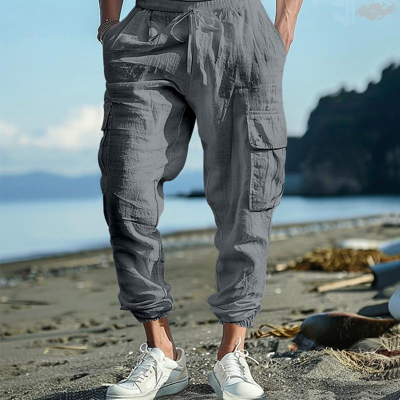 Aule Cotton Linen Pockets Pants