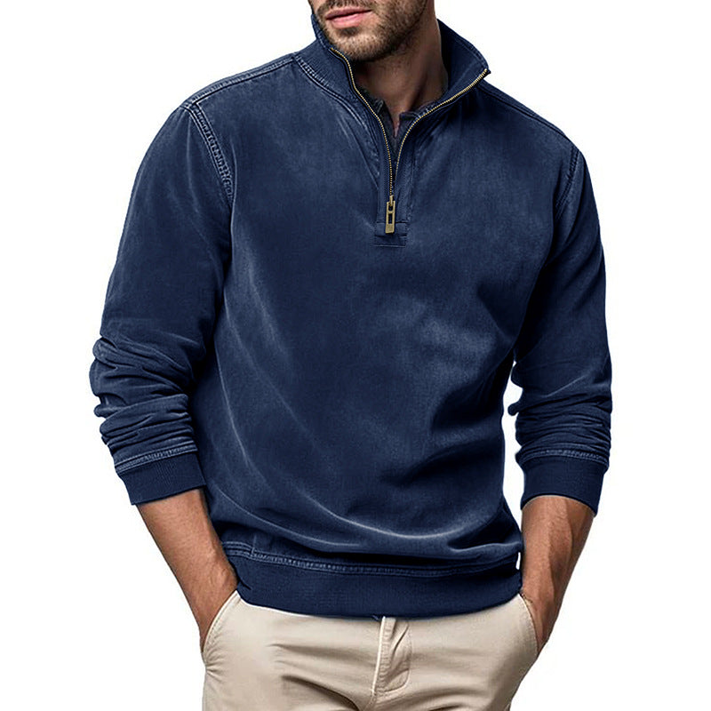 Aule Faux Quarter-Zip Pullover