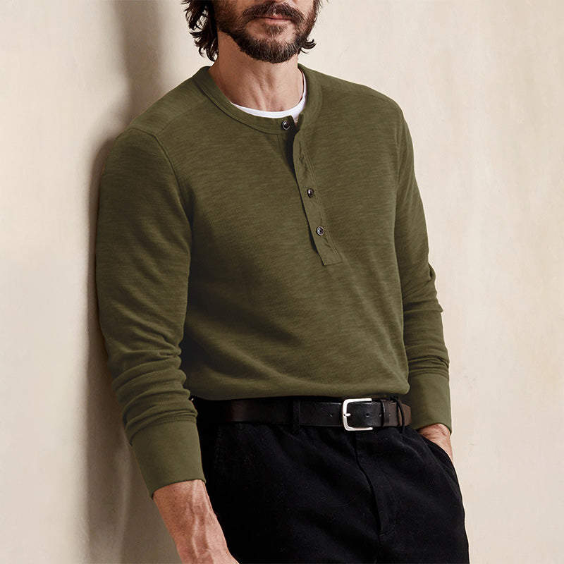 Aule Slim Fit Henley Shirt