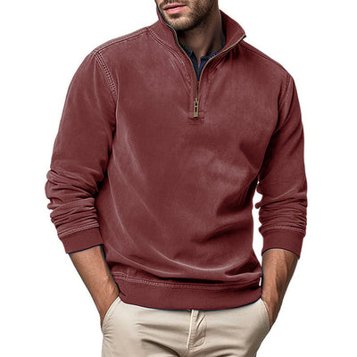 Aule Faux Quarter-Zip Pullover