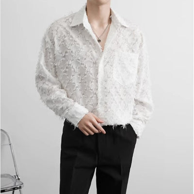 Aule Faether Decor Mesh Shirt