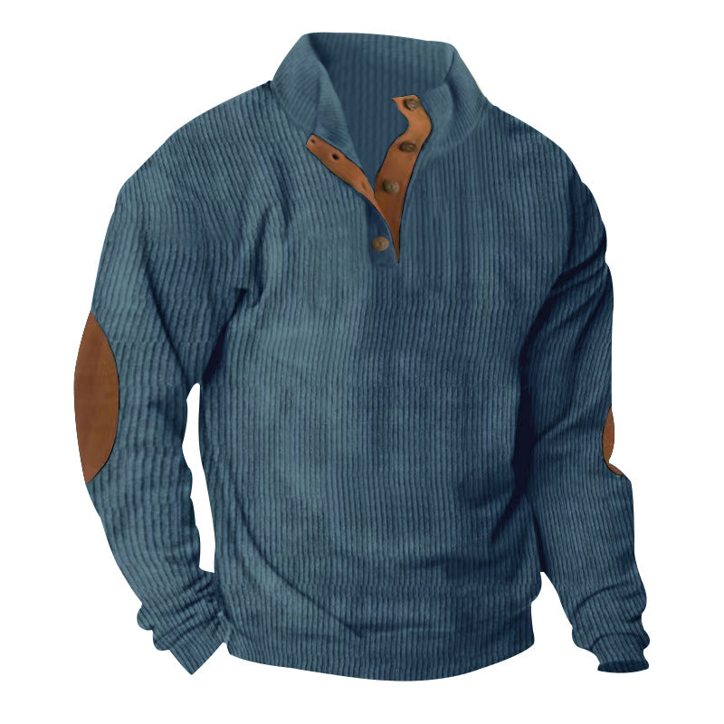 Aule Corduroy Patch Pullover