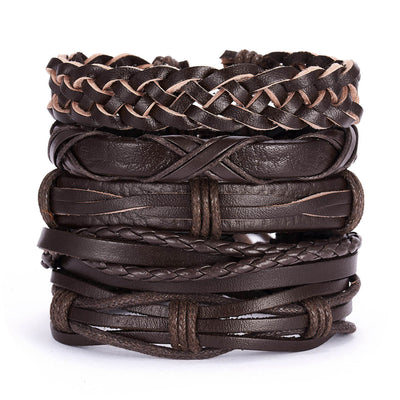 Aule Punk Braided 6Pcs Bracelets