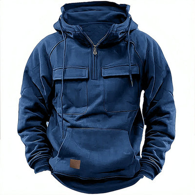 Aule Multi Pockets Zipped Hoodie