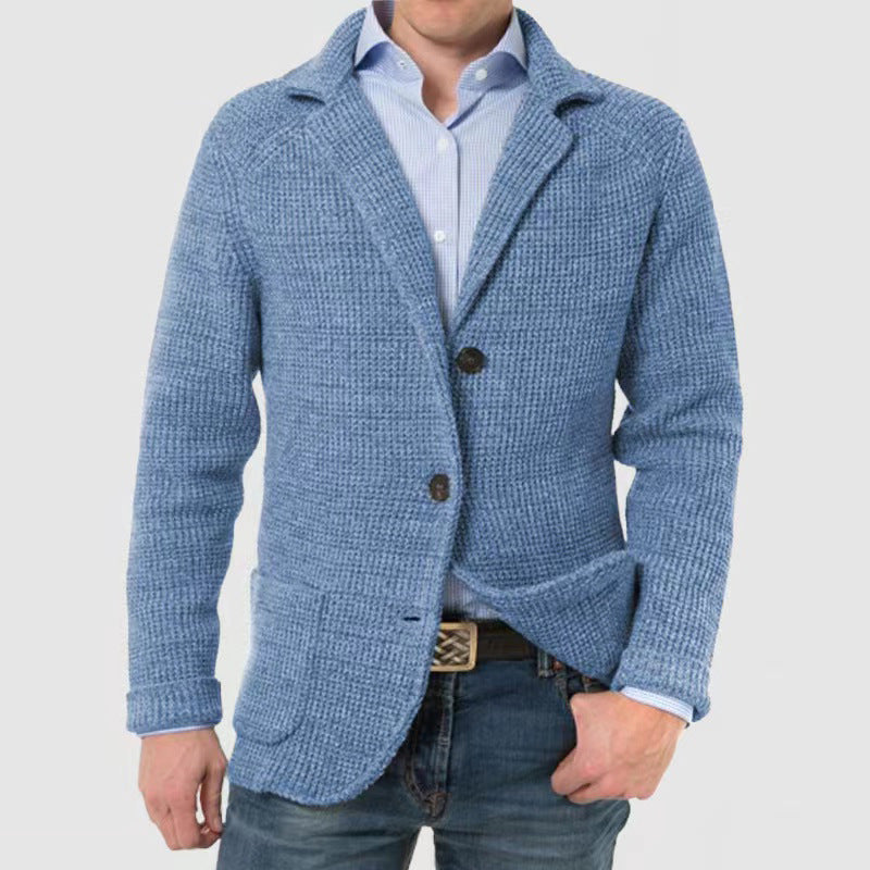 Aule Knitted Single Breasted Blazer