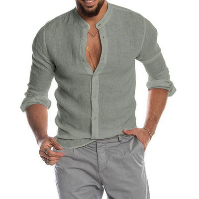 Aule Long Sleeve Linen Shirt