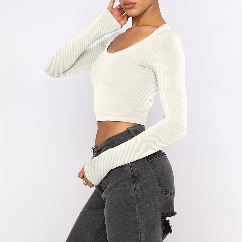 Basic Ribbed Knited Crop Top