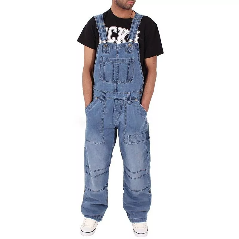 Aule Denim Cargo Overalls