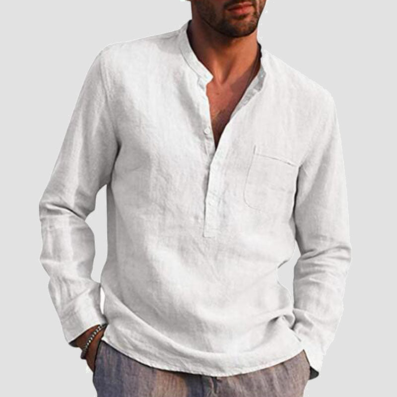 Aule Linen Pocket Shirts