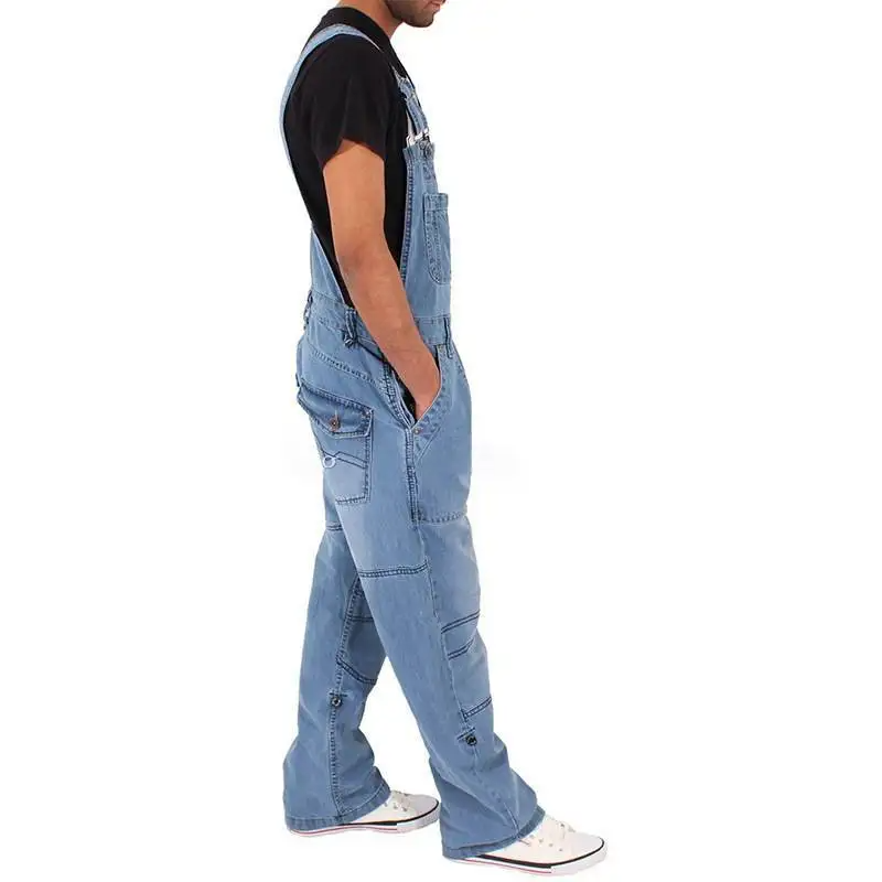 Aule Denim Cargo Overalls